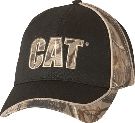 Caterpillar Mens Camo Panel Cap Black One Size At Amazon Mens