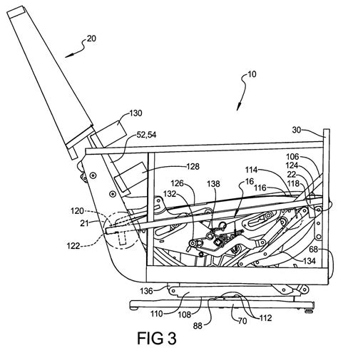 understanding  lane recliner mechanism  detailed schematic