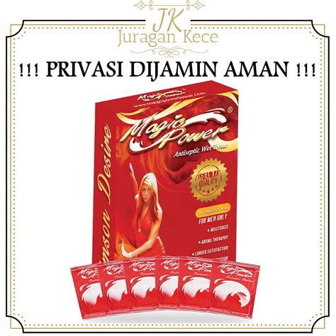 Jual Tissue Super Magic Man Red Crimson Desire Tisu Magic Man Power