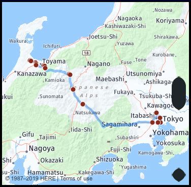 What is the distance from Tokyo Japan to Yokota Japan? Google Maps ...