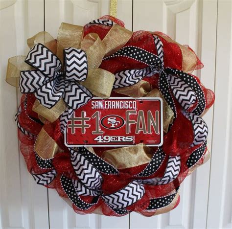 San Francisco 49ers Wreath Custom Professional Or College Sport Team