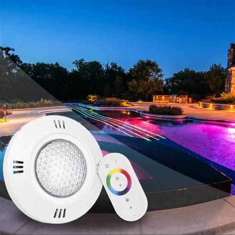 Lumin Ria De Piscina Led W Rgb Cores Blindado Colorido Rgb Bivolt