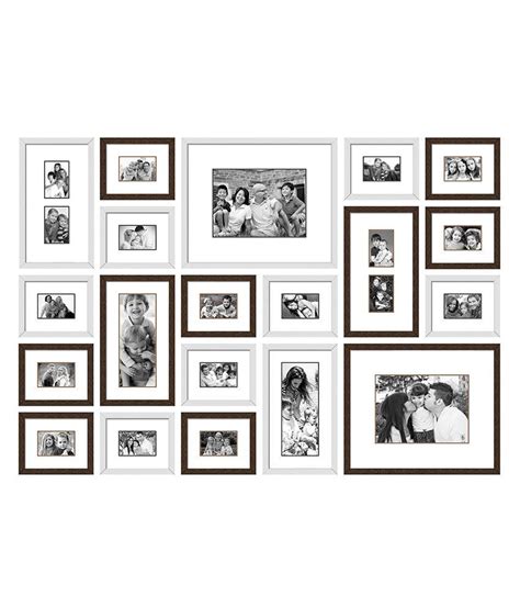 Elegant Arts & Frames Wall Collage Frames With 1 Elegant Oval Mirror ...