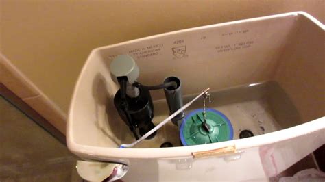 How To Flushing Out Fill Valve On Toilet Running Toilet Fix Youtube