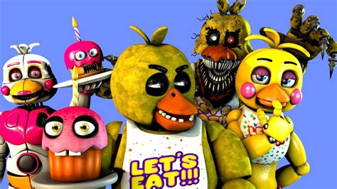 [sfm Fnaf] Every Chica In A Nutshell Youtube