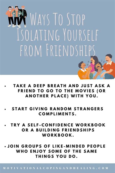 Ways to Stop Isolating Yourself from Friendships | Friendship lessons ...