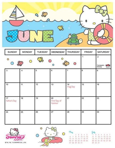 Sanrio January 2025 Calendar Printable Pdf Binnie Lethia