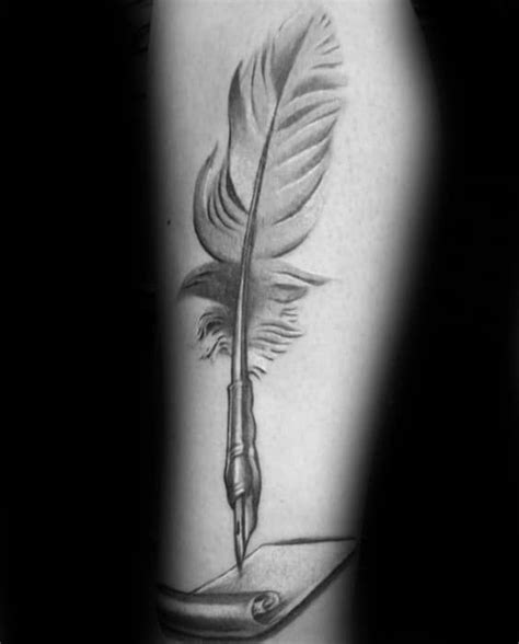 Quill Pen Tattoo Designs