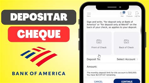 Como Depositar Cheque en Bank of America en Español Guía Completa