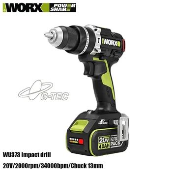 WORX WU290D 20V Brushless Motor 230N M Cordless Impact Driver