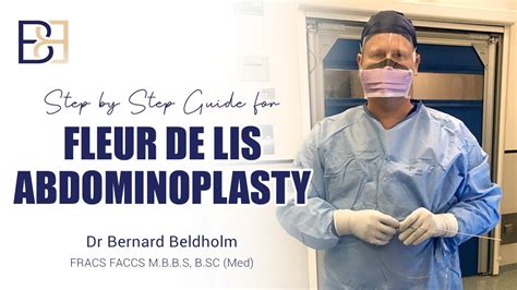 Step By Step Guide For Fleur De Lis Abdominoplasty Youtube