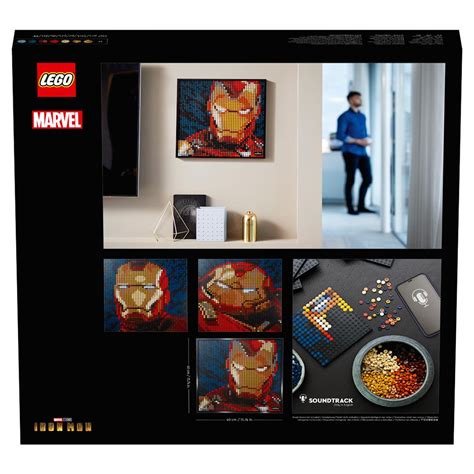 Lego Art Marvel Studios Iron Man Portrait Building Set