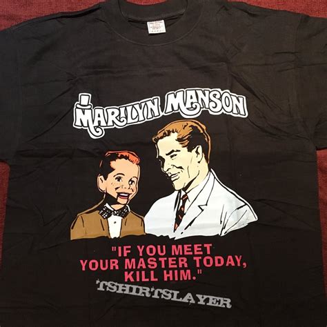 Marilyn Manson Meet Your Master 96 TShirtSlayer TShirt And