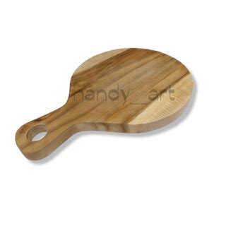 Jual Talenan Bulat Kayu Jati Cm Teak Wood Rounded Cutting Board