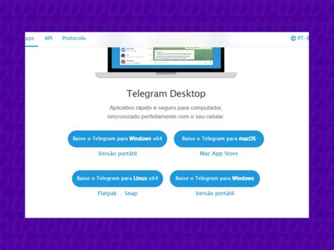 Como Usar O Telegram No Pc Aplicativos E Software Tecnoblog