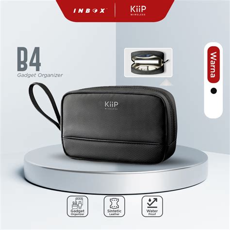 Jual KiiP B4 Tas Gadget Organizer Travel Pouch Dompet Serbaguna Storage