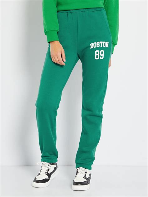 Pantalon De Jogging Boston Vert Kiabi 15 00€