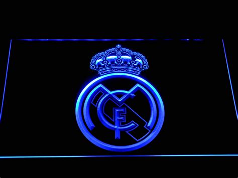 Real Madrid CF Crest LED Neon Sign | SafeSpecial