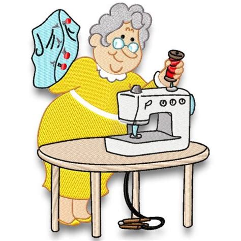 Grandma Sewing Machine Embroidery Pams Embroidery Designs