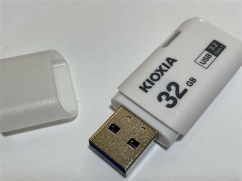 Usbメモリ 128gb Kioxia 旧東芝メモリー Usb32 Gen1 日本製 海外パッケージ 翌日配達 ネコポス送料無料