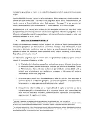 Indicaciones Geográficas en El Salvador PDF