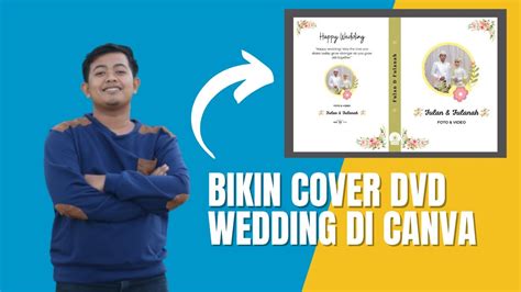 Cara Desain Cover Dvd Wedding Kotak Hitam Dengan Canva Youtube