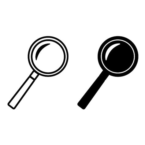 Premium Vector Magnifying Glass Icons