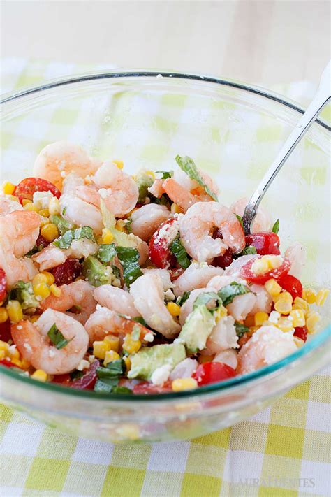 Ensalada De Gambas Y Aguacate Saludable Laura Fuentes