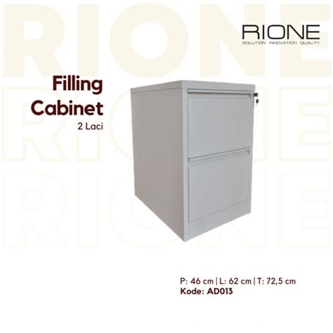 Jual Filling Cabinet 2 Laci Besi Kantor Rione Kab Klaten Rione