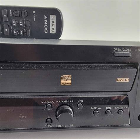 Sony Rcd W C Disc Cd Changer And Cd Recorder With Remote Tested