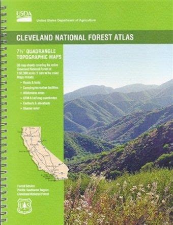 Cleveland National Forest Atlas Map | Atlas map, National forest, Forest