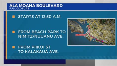 The Ultimate Guide To Navigating Road Closures On Oahu What You Need To Know