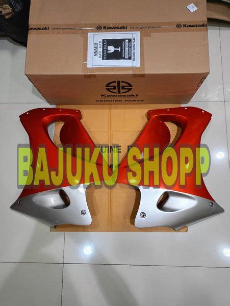 Jual FAIRING FERING BAWAH NINJA RR OLD LAMA ZX 150 ORANGE POLOS SET