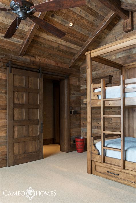 Rustic Bunk Room — Cameo Homes