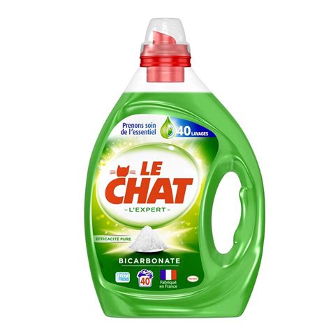 Le Chat Lessive Liquide Expert Au Bicarbonate Bidon De Ml Ou