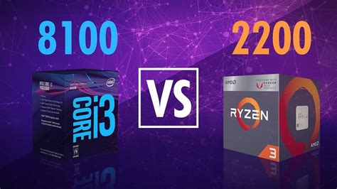 I3 8100 Vs Ryzen 3 2200g Fhgamer