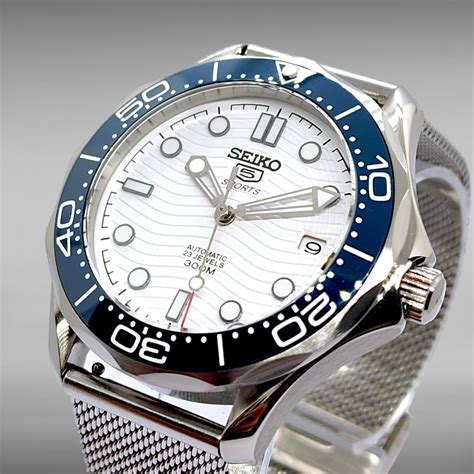 INSTOCK Seiko Seamaster Mod Chain Strap Men S Fashion Watches