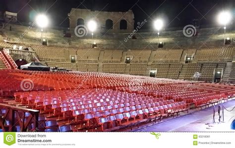 Arena di verona stock image. Image of verona, arena, empty - 63218361