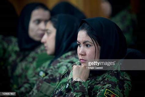 Female Soldiers Of The Afghan National Army Attend Graduation Ceremony