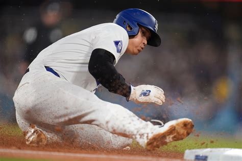 【写真・画像】大谷翔平、メジャー通算100盗塁！イチロー、松井稼頭央に続き日本人選手3人目の大台到達 7年目758試合でクリア 直後に今季初の盗塁失敗 1枚目 Mlb Abema