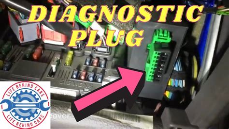 Peugeot 206 Obd Diagnostic Connector Plug Port Location Youtube