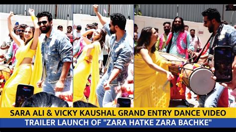 Vicky Kaushal And Sara Ali Khan Crazy Dance At Zara Hatke Zara Bachke