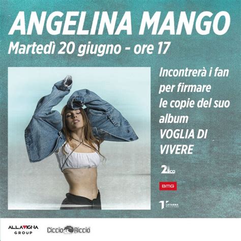 Angelina Mango Incontra I Suoi Fan Da Porte Dello Jonio Centro