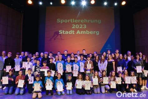 Applaus Und Bravo Rufe F R Gro E Und Kleine Sportler Der Stadt Amberg