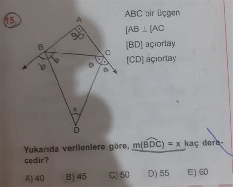 TYT GEOMETRI SORUSU Eodev