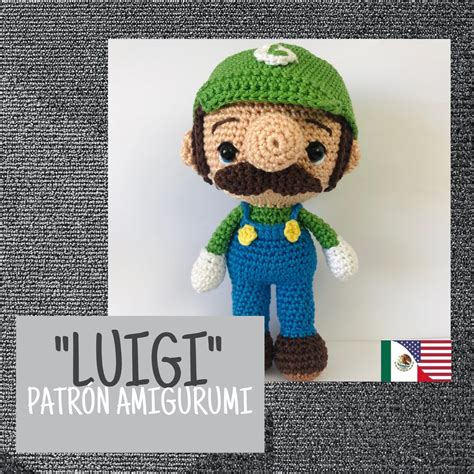 Crochet // luigi Amigurumi Pattern / luigi Amigurumi Pattern, PDF ...