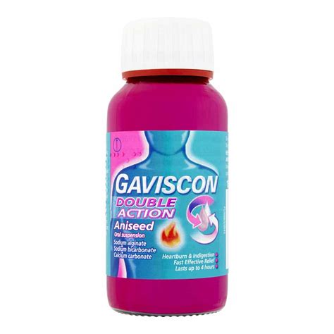 Gaviscon Double Action Heartburn And Indigestion Liquid 150ml Wilko