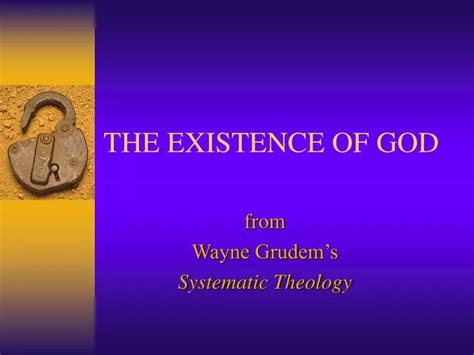 Ppt The Existence Of God Powerpoint Presentation Free Download Id