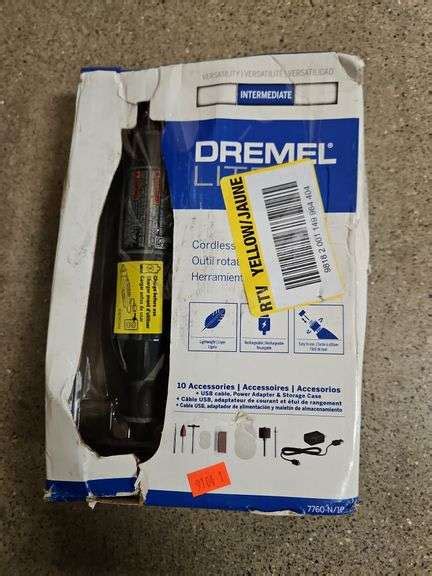 Dremel Lite 7760 4V Variable Speed Lithium Ion Cordless Rotary Tool Kit