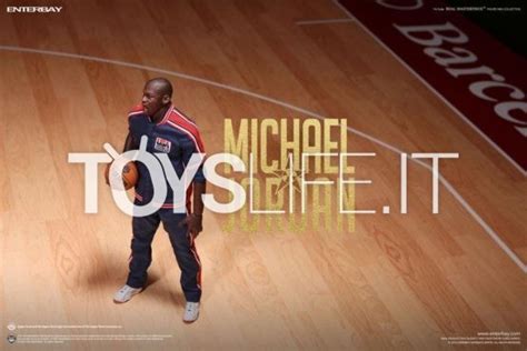 Enterbay Nba Collection Michael Jordan Barcelona Figure Limited